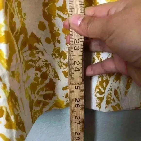 Handmade Yellow Mustard White Skirt Large? - Picture 6 of 10